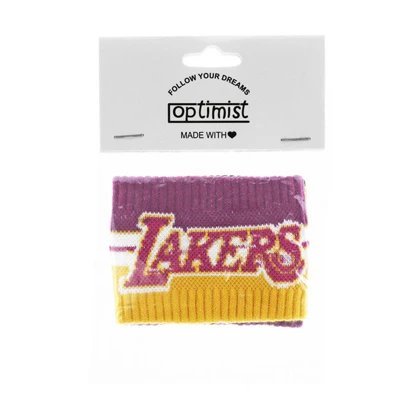 مچ بند ورزشی حوله ای لیکرز مدل opt-88020 بسته دو عددی