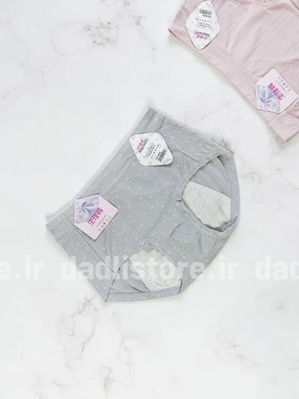 شورتکس قاعدگی نخ پنبه طرح گل