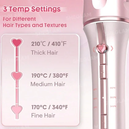 فر کننده مو شیگلم مدل CUPIDS CHARM ONE-TOUCH