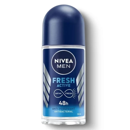 رول ضد تعریق مردانه نیوآ مدل Fresh Active 48H حجم 50ml