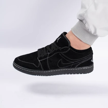 کفش کتانی اسپرت مردانه رنگ مشکی مدل نایک NIKE Jordan 1 Sketch