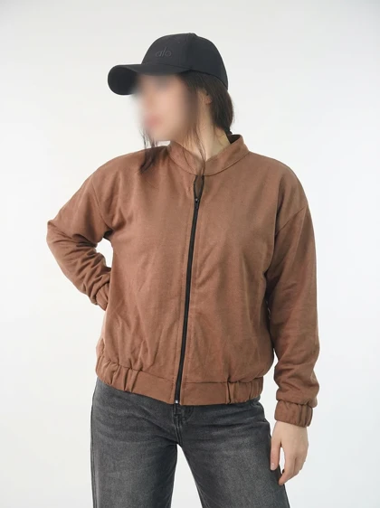 بامبر ساده جلو زیپ