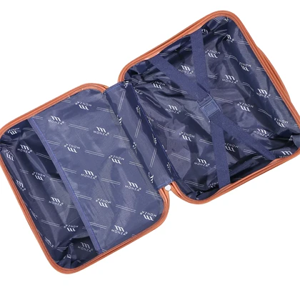 چمدان Monza مدل M-095-PP-SX سایز کوچک به همراه چمدان لوازم آرایشی
