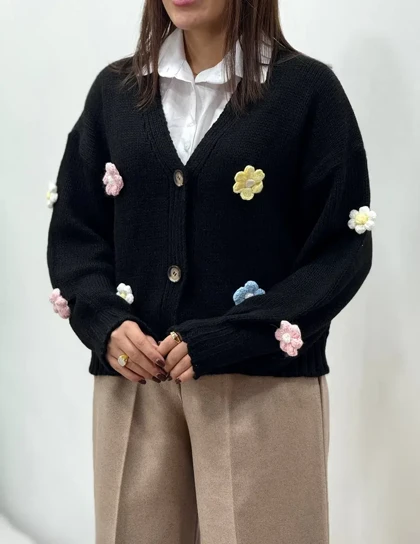 بافت جلو دکمه ترک نازگل