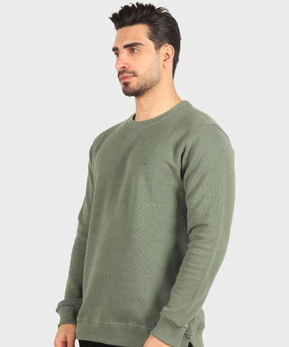 تیشرت آستین بلند مردانه بافت ریز 4416