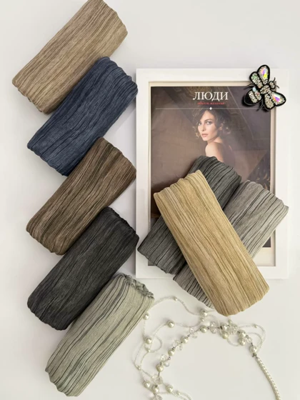 شال ویسکوز خطی ساده 20680