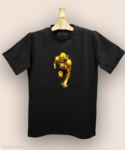 تیشرت مردانه و زنانه طرح اتک آن تایتان کد 879