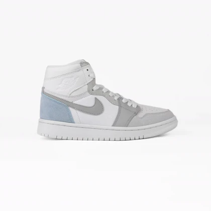 کتانی مستر مدل NIKE air jordan سفید طوسی کد 0001
