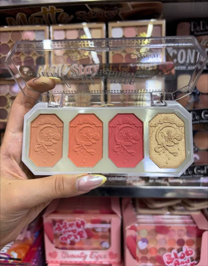 هایلایتر و رژگونه 4 رنگ سان لایت