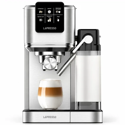 اسپرسوساز لپرسو LePresso مدل LPCFFTEM0071-SL با فشار 20 بار