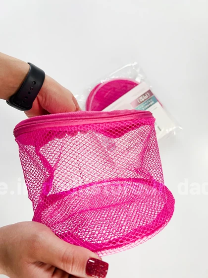 سبد محافظ لباسشویی زیپ‌دار رنگی