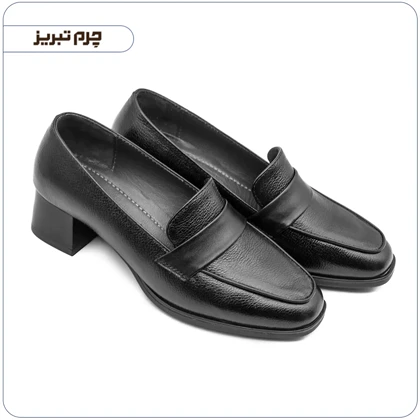 کفش پاشنه‌دار زنانه چرم مدل M1535