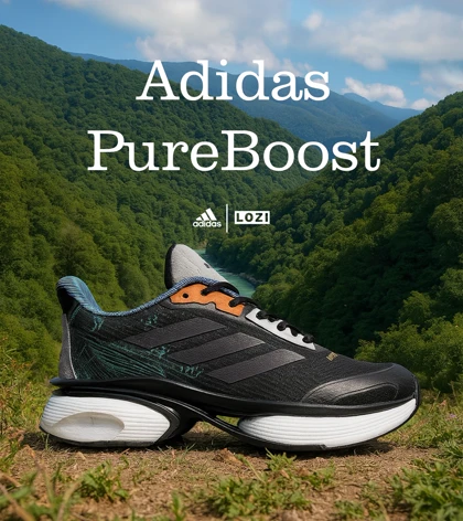 کفش کتانی مردانه و زنانه سبز مشکی Adidas PureBoost v02 مدل 7026