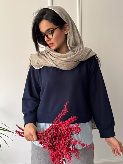 شومیز مانتویی دوتیکه پرتو