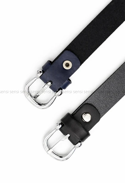 کمربند چرم باریک یک سانت کد1004577