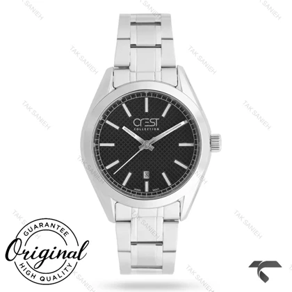ساعت کرست مردانه 6381-4 صفحه مشکی Crest-11078-G
