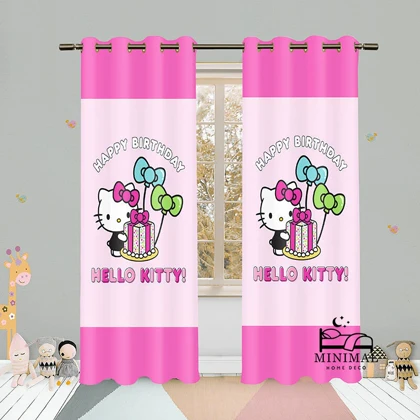 پرده کودک طرح کیتی مدل W5130