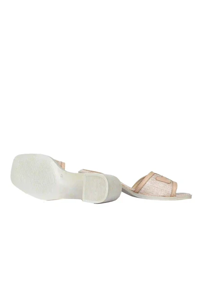 صندل زنانه چرم مدل WS1047