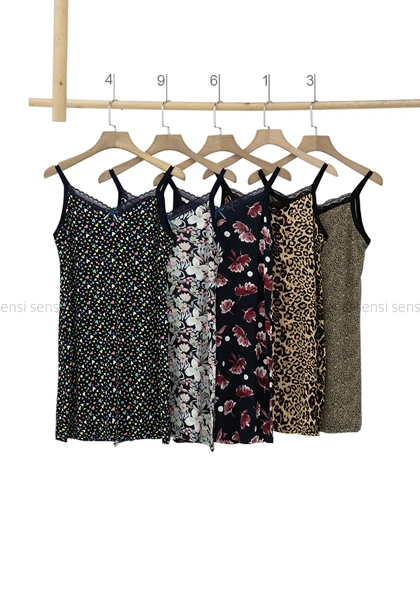 تاپ طرح دار یقه گیپور کد1005518