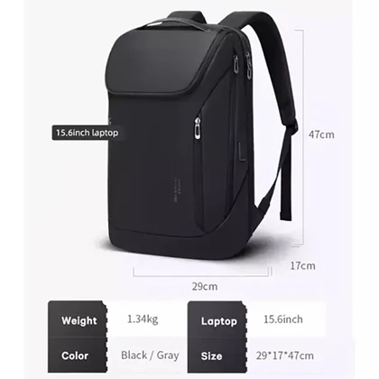 کوله پشتی لپ تاپ 15.6 اینچ بنج Bange اصل مدل BG-2517 با پورت USB