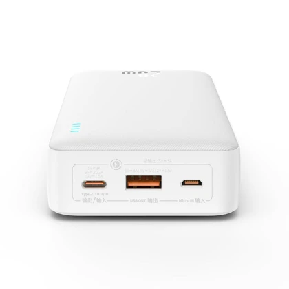 پاوربانک باسئوس Airpow ظرفیت 20000 میلی‌آمپر ساعت با توان 20 وات