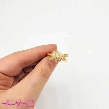 انگشتر زنانه ysx طرح گره تیفانی
