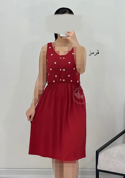 پیراهن گلدوزی لنیا