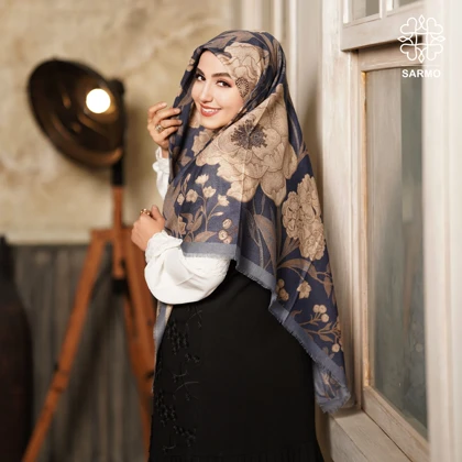 روسری نخ پنبه مگنولیا