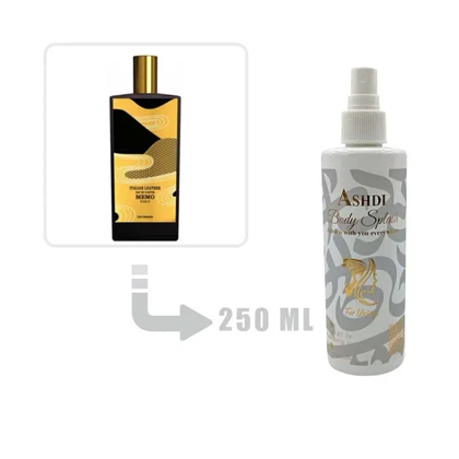 بادی اسپلش عطر ادکلن ممو پاریس ایتالین لدر مردانه و زنانه 250 میل Memo Paris Italian Leather 250ml