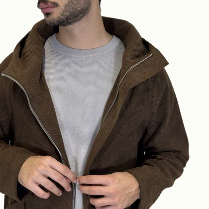 ژاکت مخمل کبریتی بلند F8740