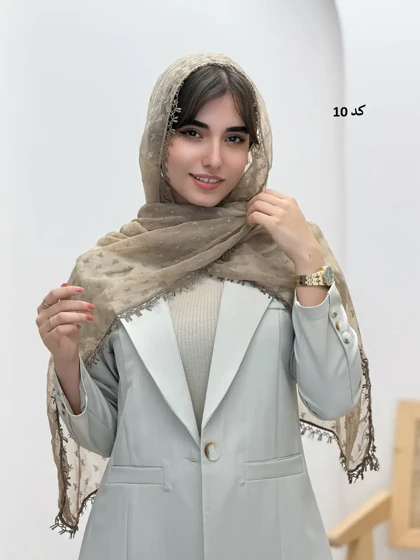 4537-شال وارداتی پاپیون