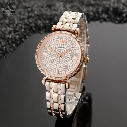 ساعت نگین‌دار امپریو آرمانی Emporio Armani AR1926-SRG