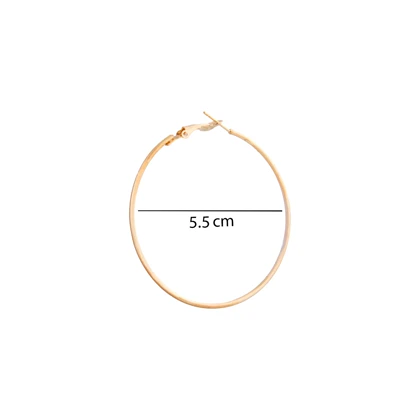 گوشواره زنانه مینمال حلقه‌ای