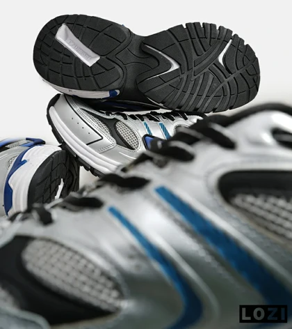 کفش کتانی مردانه نقره ای طوسی آبی DIESEL S-SERENDIPITY SPORT مدل 5816