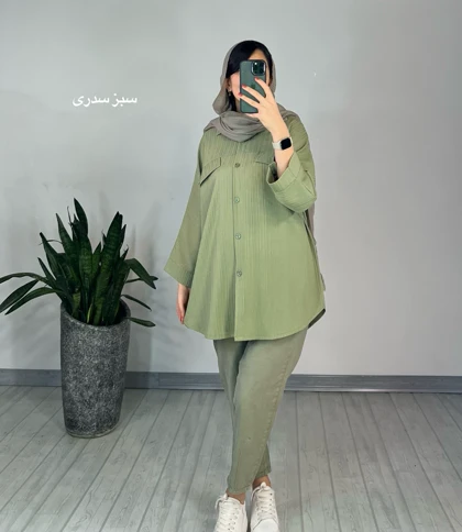 مانتو دکمه دار برکه 3
