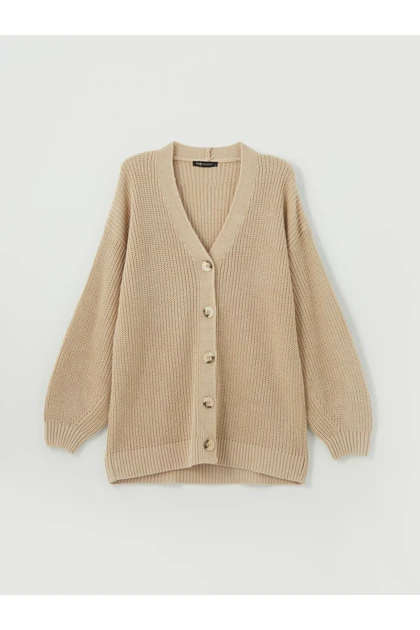 ژاکت کش باف پشمی زنانه اورجینال ال سی وایکیکی lc-waikiki