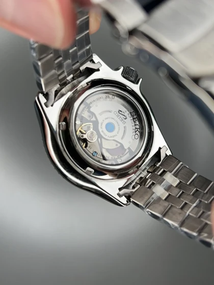 ساعت مچی سیکو 5 بند سیلور صفحه زرد Seiko 5 GMT