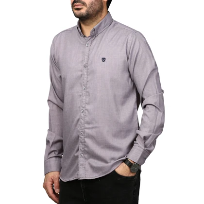 پیراهن آستین بلند ساده مردانه مدل 61029156