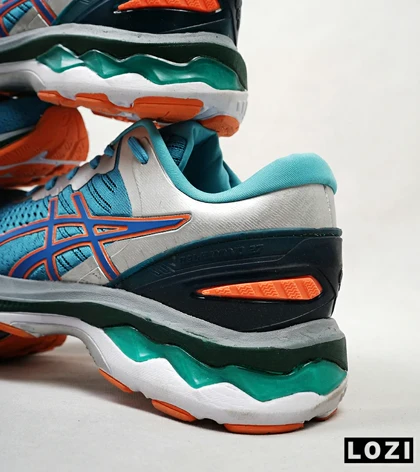 کتانی بزرگ پا آبی نارنجی ASICS GEL-KAYANO 27