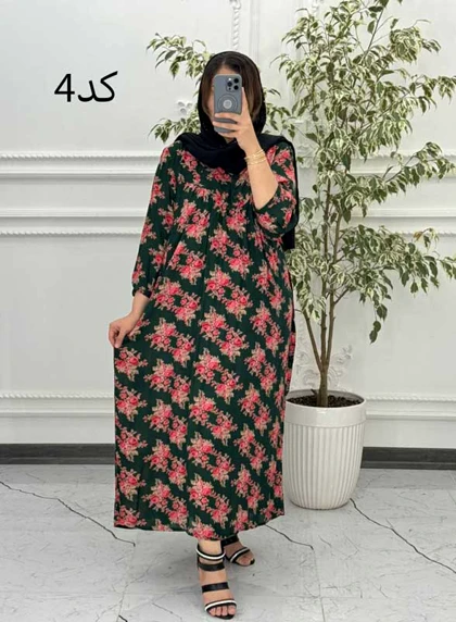 پیراهن پلاس سایز مادربزرگی 6053