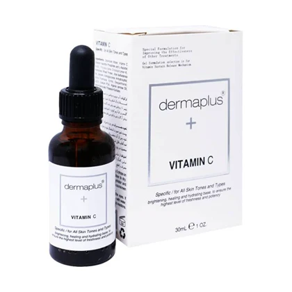 ژل مرطوب کننده پوست حاوی ویتامین C درماپلاس 30 میل