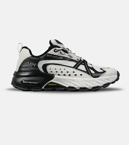 کفش کتانی طبی ورزشی سفید مشکی SKECHERS max protect v.2 مدل 7780