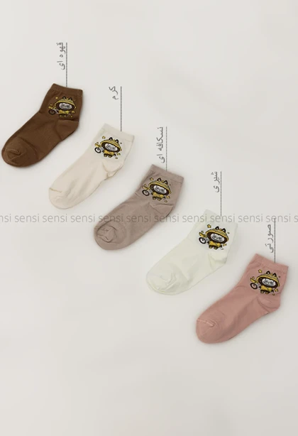 جوراب(Labubu) نیم ساق پنبه کد1004926