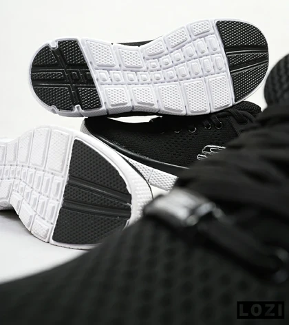 کفش کتانی طبی ورزشی مشکی SKECHERS SKECH-KNIT