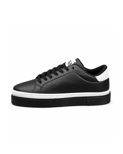 کفش کتانی مردانه مدل ونس پل اندبیر مشکی سفید Vans Pull Bear