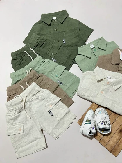 پیراهن شلوارک کارگو