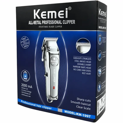 ماشین اصلاح موی سر و صورت کمی Kemei مدل KM-1997 شارژی