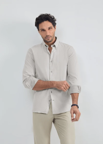 پیراهن یقه دکمه دار 2520102