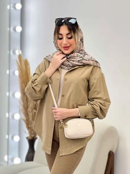 مانتو دو جیب ترنگ