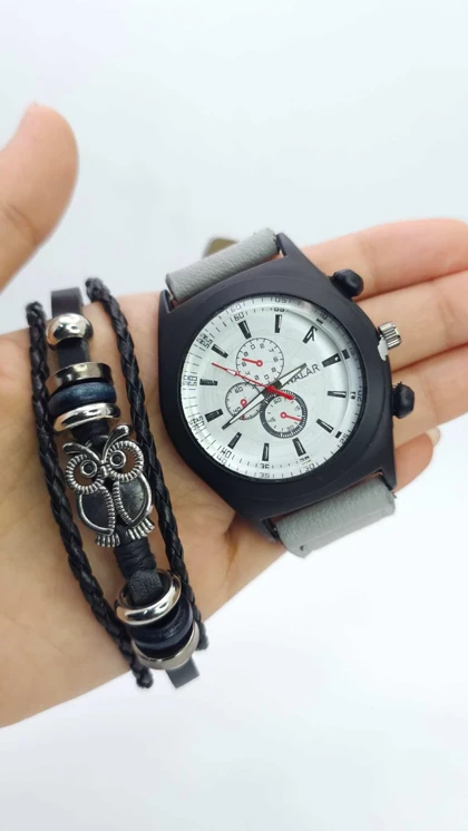 ست ساعت مچی و دستبند والار Walar با موتور کوارتز